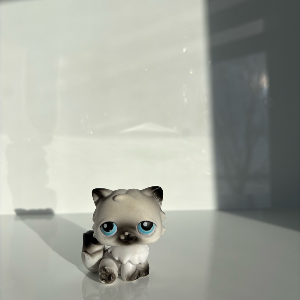 RARE Littlest Pet Shop Persian Cat 1st Generation #60